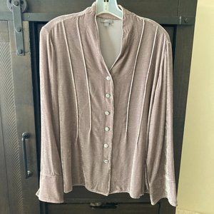 J. Jill Velvet Tunic Blouse